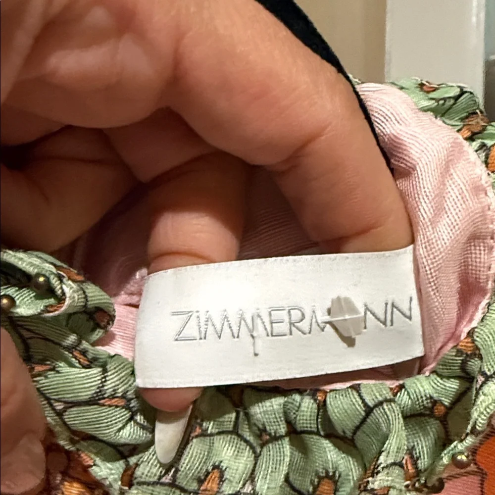 Zimmermann Kaleidoscope Bell Sleeve Gown Leo Zodiac Maxi Dress - Picture 7 of 13